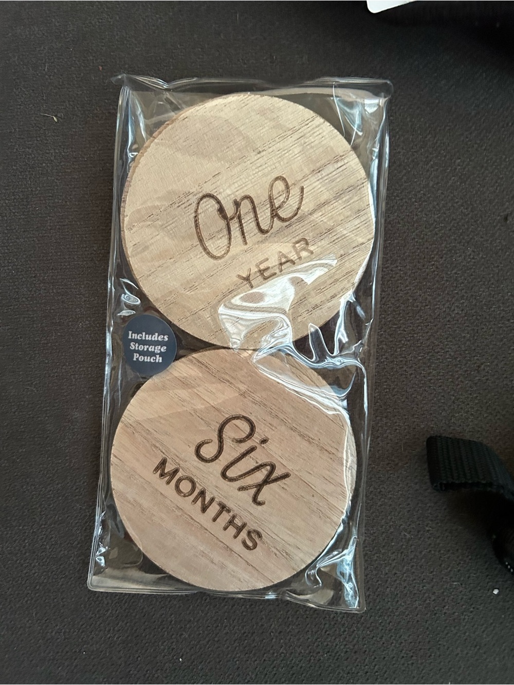 Wooden Baby Milestone Discs -